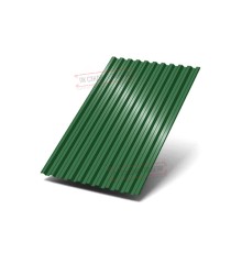 Профилированный лист C21х1000 Полиэстер RAL6002-0.45