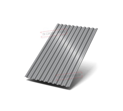 Профилированный лист C21х1000 Полиэстер RAL7004-0.4