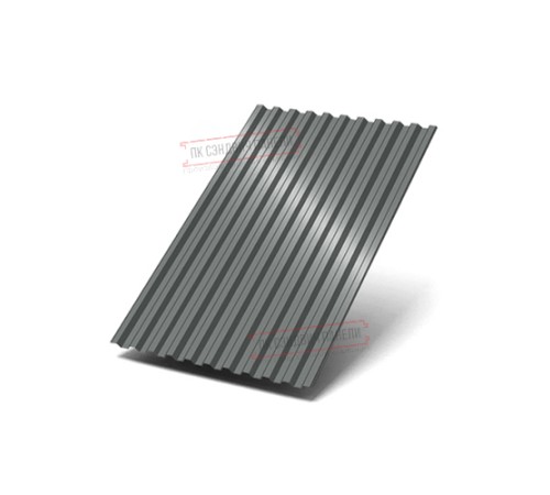 Профилированный лист C21х1000 Полиэстер RAL7005-0.45