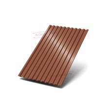 Профилированный лист C21х1000 Norman RAL8004-0.5