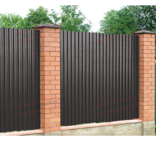 Профилированный лист C21х1000 Викинг E RAL8019-0.5