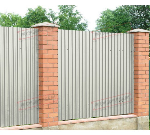 Профилированный лист C21х1000 Полиэстер RAL9002-0.5