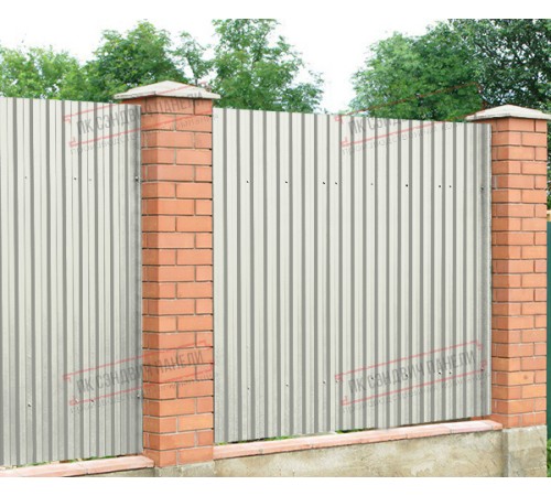 Профилированный лист C21х1000 Пластизол RAL9010-0.5