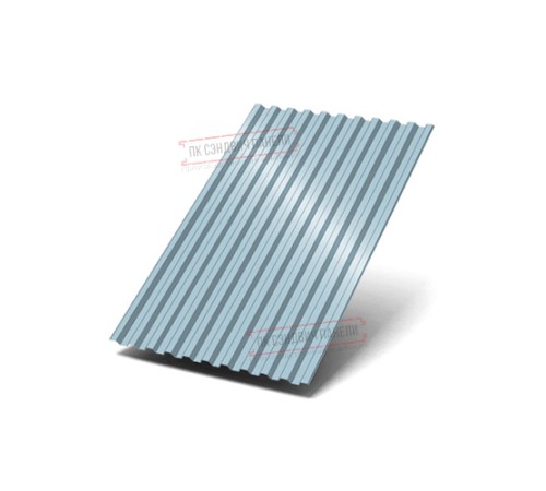 Профилированный лист C21х1000 Призма Met.Blue-0.5