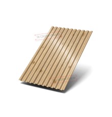 Профилированный лист C21х1000 ECOSTEEL-Сосна-0.5