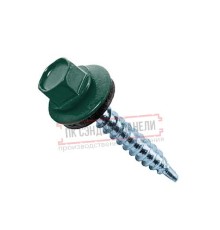 Саморезы 5,5х19 RAL 6005