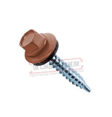 Саморезы 5,5х19 RAL 8004