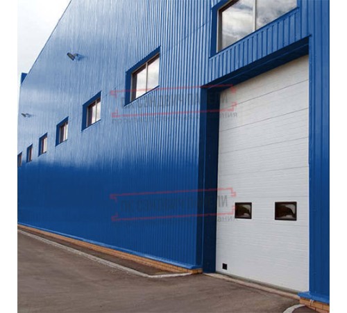 Сэндвич панели акустические стеновые с минеральной ватой, ширина 1000 мм, толщина 60 мм, 0.5/0.5, RAL5005