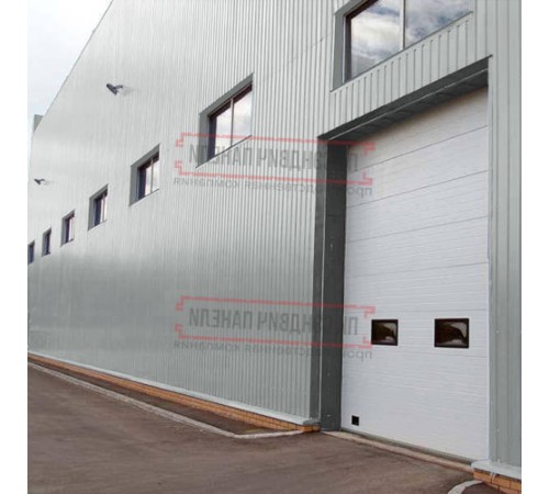 Сэндвич панели акустические стеновые с минеральной ватой, ширина 1200 мм, толщина 200 мм, 0.5/0.5, RAL9006