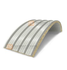 Сэндвич-панели арочные с минеральной ватой, ширина 1200 мм, толщина 100 мм, 0.5/0.5, RAL9002