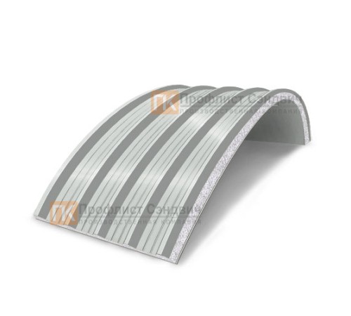 Сэндвич-панели арочные с пенополистиролом, ширина 1000 мм, толщина 80 мм, 0.5/0.5, RAL7047