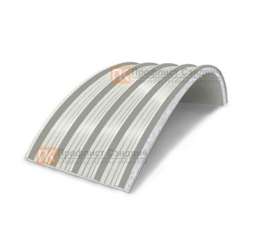 Сэндвич-панели арочные с пенополистиролом, ширина 1000 мм, толщина 150 мм, 0.5/0.5, RAL9002