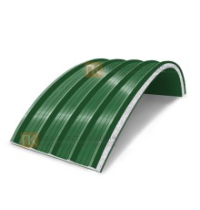 Сэндвич-панели арочные с пенополистиролом, ширина 1000 мм, толщина 120 мм, 0.5/0.5, RAL6002