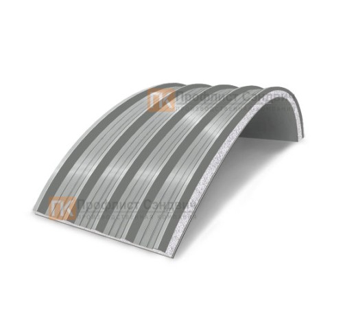 Сэндвич-панели арочные с пенополистиролом, ширина 1200 мм, толщина 60 мм, 0.5/0.5, RAL9006