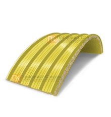 Сэндвич-панели арочные с минеральной ватой, ширина 1200 мм, толщина 200 мм, 0.5/0.5, RAL1018