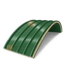 Сэндвич-панели арочные с минеральной ватой, ширина 1000 мм, толщина 200 мм, 0.5/0.5, RAL6002