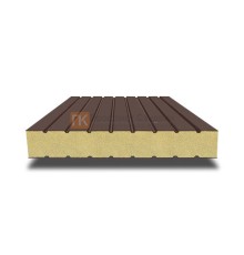 Сэндвич панели без замков с пенополиизоциануратом, ширина 1200 мм, толщина 20 мм, 0.5/0.5, RAL8017