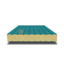 Сэндвич панели без замков с пенополиуретаном, ширина 1200 мм, толщина 10 мм, 0.5/0.5, RAL5021