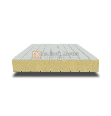 Сэндвич панели без замков с пенополиизоциануратом, ширина 1200 мм, толщина 10 мм, 0.5/0.5, RAL7035