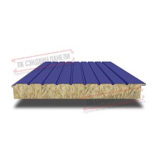 Сэндвич-панели двухслойные с минеральной ватой, ширина 1200 мм, толщина 180 мм, 0.5, RAL5002