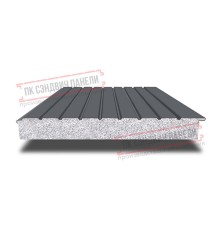 Сэндвич-панели двухслойные с пенополистиролом, ширина 1200 мм, толщина 10 мм, 0.5, RAL7024