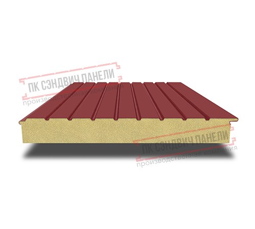 Сэндвич-панели двухслойные с пенополиизоциануратом, ширина 1000 мм, толщина 50 мм, 0.5, RAL3011