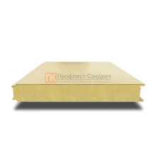 Сэндвич панели гладкие с пенополиизоциануратом, ширина 1000 мм, толщина 150 мм, 0.5/0.5, RAL1014
