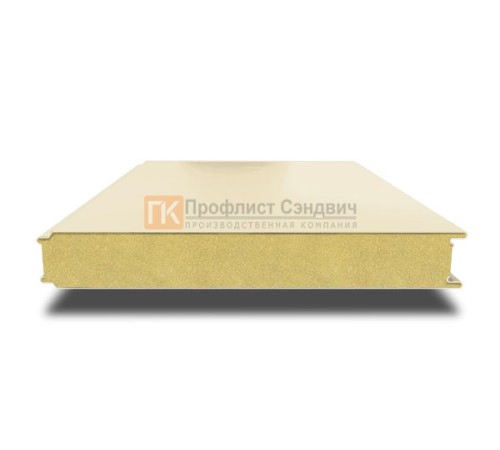 Сэндвич панели гладкие с пенополиизоциануратом, ширина 1200 мм, толщина 50 мм, 0.5/0.5, RAL1015