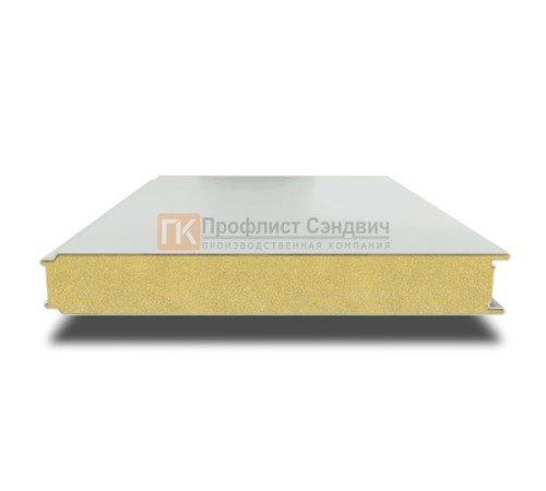 Сэндвич панели гладкие с пенополиизоциануратом, ширина 1000 мм, толщина 60 мм, 0.5/0.5, RAL7035