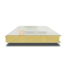 Сэндвич панели гладкие с пенополиизоциануратом, ширина 1000 мм, толщина 220 мм, 0.5/0.5, RAL9002