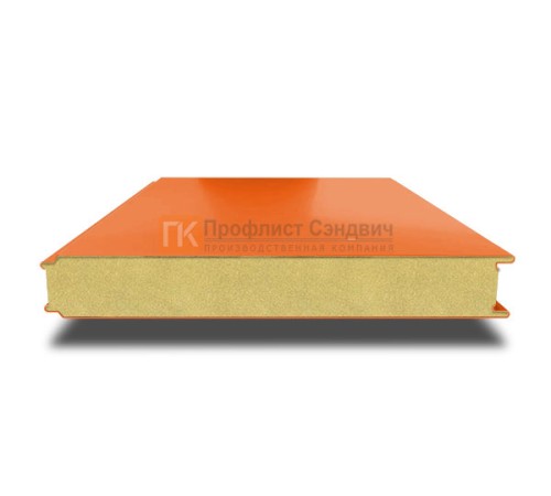Сэндвич панели гладкие с пенополиизоциануратом, ширина 1200 мм, толщина 30 мм, 0.5/0.5, RAL2004