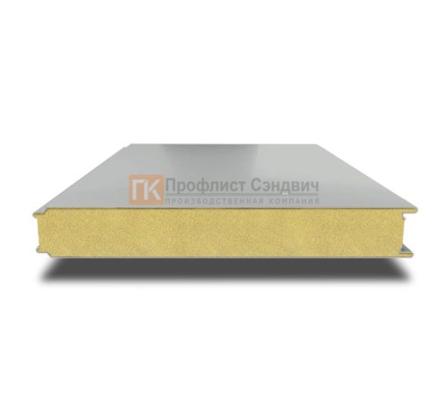 Сэндвич панели гладкие с пенополиизоциануратом, ширина 1000 мм, толщина 60 мм, 0.5/0.5, RAL9006
