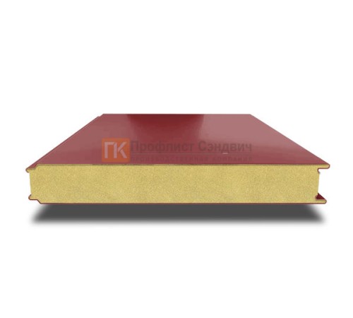 Сэндвич панели гладкие с пенополиизоциануратом, ширина 1000 мм, толщина 20 мм, 0.5/0.5, RAL3011