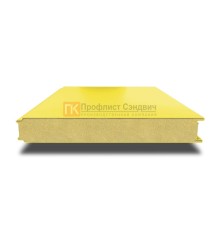 Сэндвич панели гладкие с пенополиизоциануратом, ширина 1200 мм, толщина 20 мм, 0.5/0.5, RAL1018