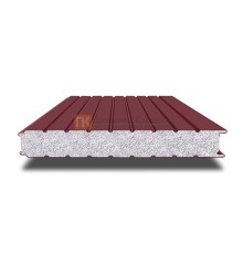 Сэндвич-панель для холодильных камер с пенополистиролом, ширина 1200 мм, толщина 30 мм, 0.5/0.5, RAL3005