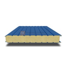 Сэндвич-панель для холодильных камер с пенополиуретаном, ширина 1000 мм, толщина 10 мм, 0.5/0.5, RAL5005