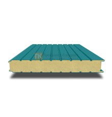 Сэндвич-панель для холодильных камер с пенополиизоциануратом, ширина 1000 мм, толщина 60 мм, 0.5/0.5, RAL5021