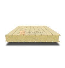 Сэндвич-панель для холодильных камер с пенополиуретаном, ширина 1000 мм, толщина 180 мм, 0.5/0.5, RAL1014