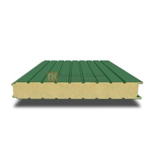 Сэндвич-панель для холодильных камер с пенополиизоциануратом, ширина 1000 мм, толщина 60 мм, 0.5/0.5, RAL6002