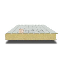 Сэндвич-панель для холодильных камер с пенополиуретаном, ширина 1000 мм, толщина 10 мм, 0.5/0.5, RAL7035