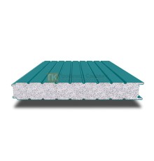 Сэндвич-панель для холодильных камер с пенополистиролом, ширина 1200 мм, толщина 10 мм, 0.5/0.5, RAL5021