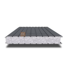 Сэндвич-панель для холодильных камер с пенополистиролом, ширина 1200 мм, толщина 30 мм, 0.5/0.5, RAL7024