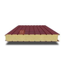 Сэндвич-панель для холодильных камер с пенополиизоциануратом, ширина 1200 мм, толщина 60 мм, 0.5/0.5, RAL3005