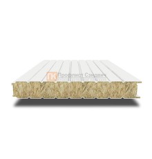 Сэндвич-панель для холодильных камер с минеральной ватой, ширина 1000 мм, толщина 30 мм, 0.5/0.5, RAL9003