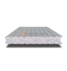 Сэндвич-панель для холодильных камер с пенополистиролом, ширина 1000 мм, толщина 120 мм, 0.5/0.5, RAL7004