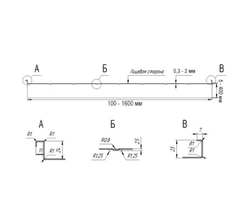 Цена на сэндвич панели с шириной 1150 мм, полиэстер