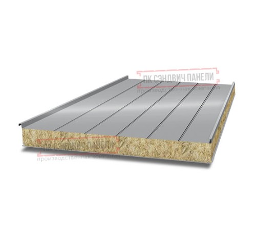 Цена на сэндвич панели с толщиной металла 0.6 мм, полиэстер