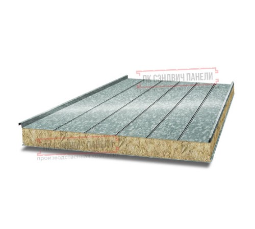 Цена на сэндвич панели с толщиной 160 мм, оцинкованный