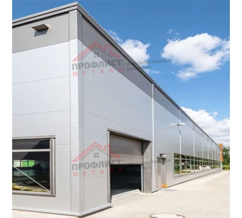 Нержавеющие сэндвич панели стеновые с пенополиизоциануратом, ширина 1200 мм, толщина 30 мм, 0.5/0.5, AISI 316L