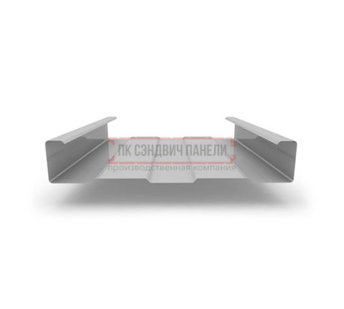 Сэндвич-профиль начальный 100х1500, 0.5 мм, оцинкованный